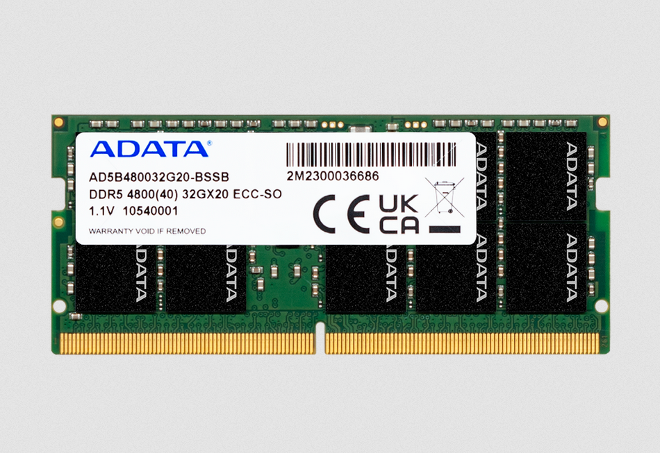 威剛工控DDR5 ECC SO-DIMM